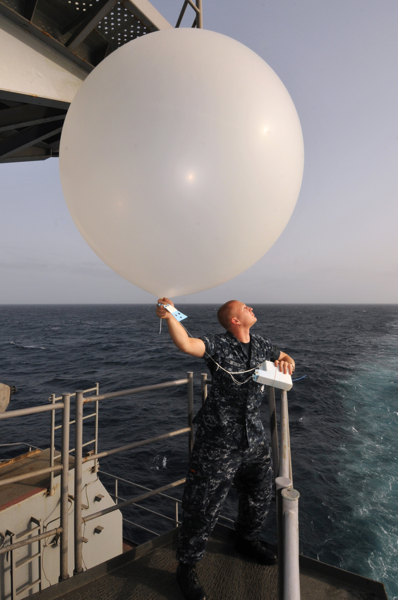 Even in the modern era weather balloons are still used